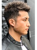 大人外国人風ツーブロックショート n1.4