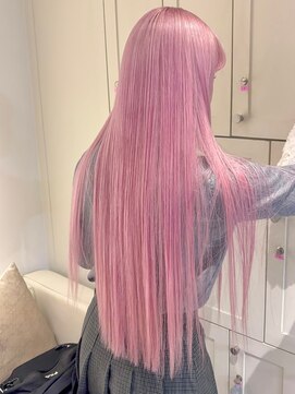 ベレーザ 渋谷(BELEZA) 11589髪質改善ストレートラベンダーミルクティーホワイトピンク