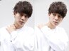 【メンズ１番人気】メンズカット＋クリームズスパ+眉カット￥7000