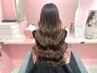 【馴染み重視♪】ヘアカラー+韓国シールエクステ100本までつけ放題◎梅田駅
