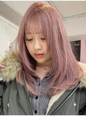 ピンクベージュ（ブリーチ２回）