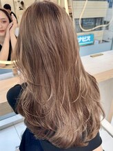 レイヤーカット×透明感カラーで憧れの韓国ガールに♪［前髪カット/ダブルカラー/レイヤー/ボブ/韓国］