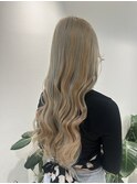着物/フェミニンロング/似合わせカット/ウェーブミディアム
