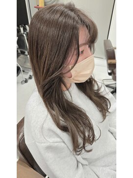 ハピネスフィール 宇治店(Happiness FEEL) 【suika】ミディアムヘア/グレージュ/髪質改善