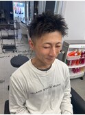 波巻きツイストスパイラルパーマ/フェザーパーマ/眉毛/メンズ