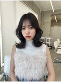 上品可愛い◇韓国くびれヘアダークグレージュ