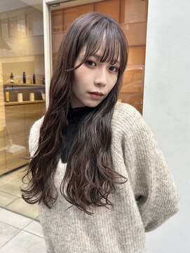 メルト 西梅田店(melt) ラフが可愛い！自然体ロングパーマ