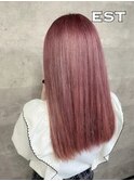 レミー100%高級人毛/53cm☆シールエクステ60枚+ブリーチカラー