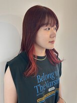 ミルヘアデザイン(mil hair design)&nbsp;ピンクブラウン　艶髪　髪質改善　韓国風　顔まわり　顔周り