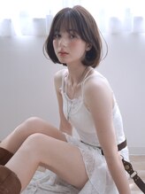 リアン バイ キートス(Lien by kiitos) ニュアンスボブ×フォギーベージュ