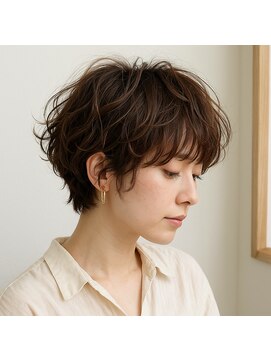 スープレックス ヘアーデザイン(SOUPREX HAIR DESIGN) マッシュショート立体パーマ　20代 30代 40代 50代 60代