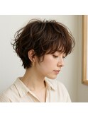 マッシュショート立体パーマ 20代 30代 40代 50代 60代