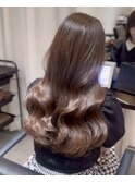 黒髪/クラゲヘアー/小顔/ココアベージュ/髪質改善/栄/栄駅b180