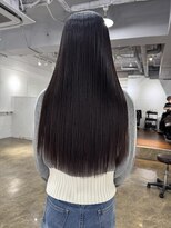 ミヨン 京都烏丸店(miyon)&nbsp;【miyon】韓国レイヤーカット×暗髪カラー×髪質改善