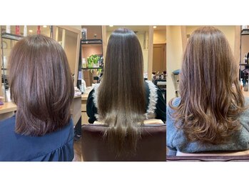 ラポール ミヨシ(rapport MIYOSHI)の写真/大人女性一人ひとりのお悩みに合わせたスタイルをご提案！白髪を活かす上品カラーで若々しい印象に♪