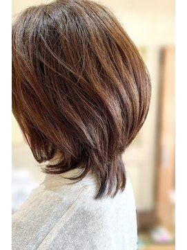 クール ヘアー ギャラリー 神明町店(COOL Hair gallery) 大人のレイヤーウルフ　/軽やか/クセ毛、多毛◎