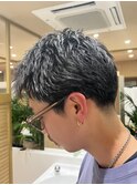 ナチュラルテーパーラフ刈り上げショートメンズ