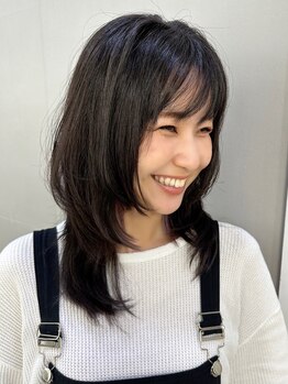 アルファタッチ 静岡店(alpha touch)の写真/顔周りのレイヤースタイルでトレンド感を演出◎雰囲気を変えるレイヤースタイルであなたの魅力を引き出す♪