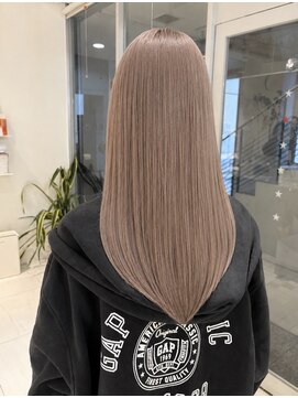 ステラ ヘア デザイン サロン(STELLA hair design salon) ミルクティーベージュ×ロング【浅野】