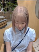 クリーミーベージュ/ベージュボブ/ミルクティー/Stam渋谷/神南