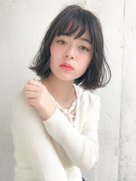 リリアン 表参道(relian) 簡単スタイリングの切りっぱなしボブ☆relian表参道☆