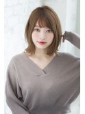 【joemi】毛先外ハネミディアム(小倉太郎)