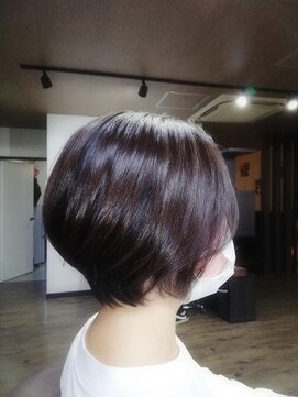 プラス(PLUS) イメチェン　ダークブラウンハンサムショート