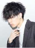 高め刈り上げ × 無造作パーマ【ムーブファイトアロー】