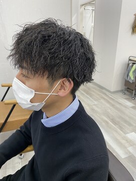 トロンヘアー(tronc hair) フワボサなオシャレマッシュ