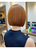 souko. ミニボブ オレンジ スタイル良見せ 小顔