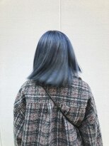 サクラ オモテサンドウ(SAKURA)&nbsp;ブルーヘア×ボブ