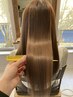 【ダメージ毛でストレートへ*】美髪プレミアム 矯正+骨格補正カット