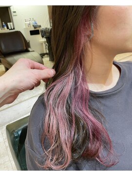 アクト(ACT) ピンクインナーカラー/イヤリングカラー