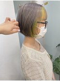 tuuli miyu ライムグリーンインナーボブ/20代30代40代50代