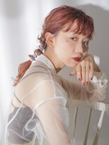 スリール バイ ミリー 江坂(Sourire by milly)&nbsp;【Sourire江坂】大人かわいい美髪スモークピンクフェザーバング