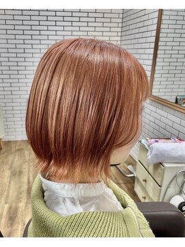 ヘアーズ ジェイジェイ Hairs JJ 長田店 切りっぱなしボブ