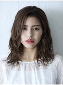 ミディアムボブ/くせ毛風ボブ/20代30代【カペリベラグラマラス】