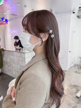 ゲーム 原宿店(GAME) ピンク /顔周り/オージュア/髪質改善/前髪/韓国