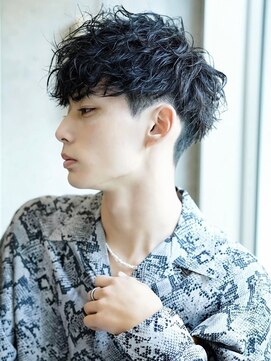 ドーバー 中野(Dover) メンズ/束感ショート　波巻きパーマツイストスパイラル