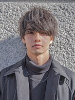 アイヴィー(IVY)&nbsp;小久保Style☆波巻きハイライト束感ツーブロックマッシュパーマ