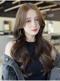 ワンホンヘア似合わせカット透明感グレージュアッシュイメチェン