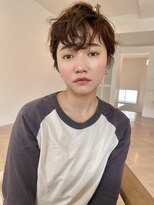 グロスシーループユナイテッド(GROSS C-LOOP UNITED)&nbsp;くびレイヤーベージュデジタル酸性パーマショートボブ