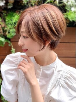 ヘアーデザイン ミヤビ 広尾(HAIR DESIGN MIYABI)の写真/育児や仕事で時間がない方にオススメ！スタイリングが簡単で、まとまる美シルエットショートをご提案♪