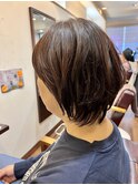 ふんわりショートボブ伸ばしかけショート【髪質改善/百合ヶ丘】