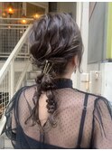 結婚式！ゆるふわツインアレンジ
