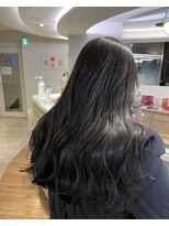 サロンドジョー(salon de joe) 【井上】レイヤー.韓国風.韓国レイヤー.ブルーブラック.艶髪