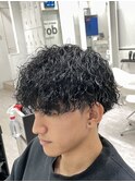 【菊地瞬平】ツイストスパイラルパーマ(横浜/メンズパーマ)