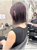 切りっぱなしボブ×ピンクラベンダーC51