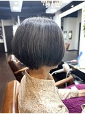丸みショートボブ