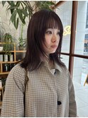 こっくりブラウン/フェイスレイヤー/ロブ/ワンカール